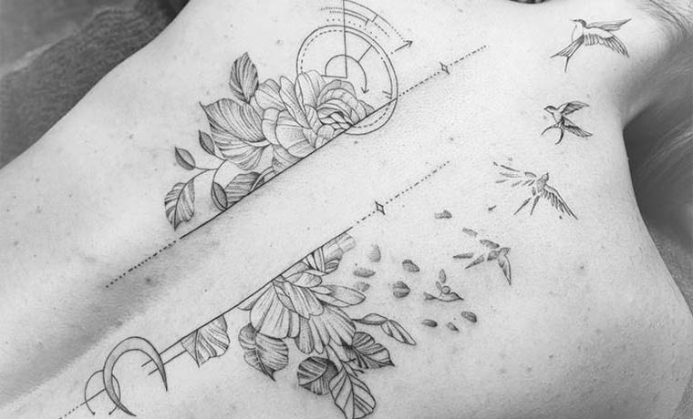 Tatouage fin, Frontignan, Fine Line Tattoo