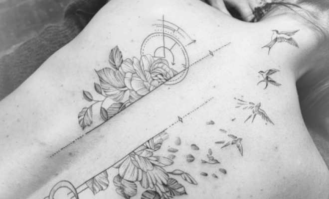 Tatouage géométrique, Frontignan, Fine Line Tattoo